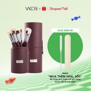 Bộ Cọ RED SIGNATURE VACOSI 16 cây và Ống da đỏ