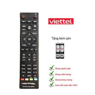 Điều khiển đầu thu Viettel, Remote đầu kỹ thuật số Smart internet và kỹ thuật số