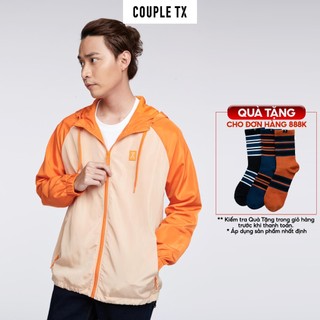 Áo khoác dù nam couple tx raglan phối màu mop 1033