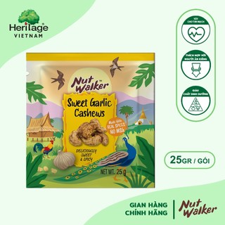 Hạt điều tẩm tỏi ngọt Nut Walker 25gram