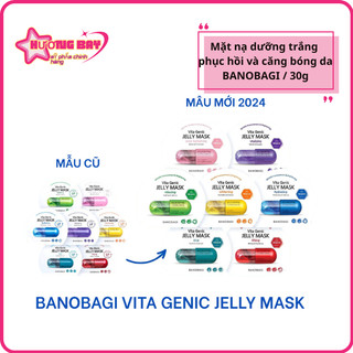 Mặt nạ giấy Banobagi Vita Genic Jelly Mask phục hồi tái tạo da mặt nạ cấp ẩm nuôi dưỡng da 30ml