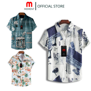 Áo cộc tay nam trẻ trung cao cấp họa tiết đặc sắc nổi bật, Áo nam boy phố tay ngắn mặc đi du lịch