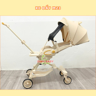 Xe đẩy gấp gọn cho bé M2 CÓ KHAY ĂN, ĐỒ CHƠI CÓ NHẠC, BH 1 năm, cho bé từ 0 - 48 tháng tuổi