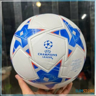 Quả Banh Bóng Đá Champion League Đúc Nguyên Khối Cao Cấp – Màu Xám – Size #4 và size #5