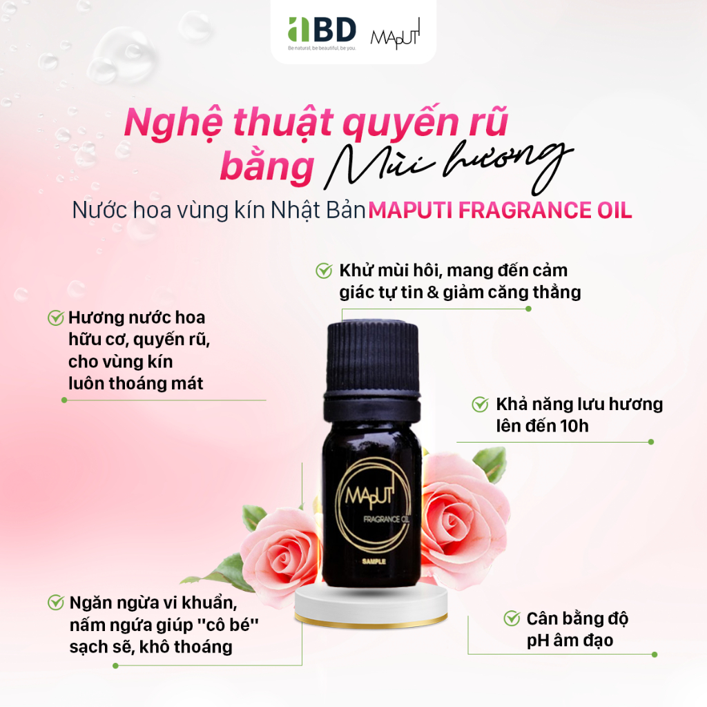 Nước Hoa Vùng Kín Nhật Bản - Mùi Hương Quyến Rũ, Gợi Cảm, Tự Tin -  Maputi Fragrance Oil - 5ml