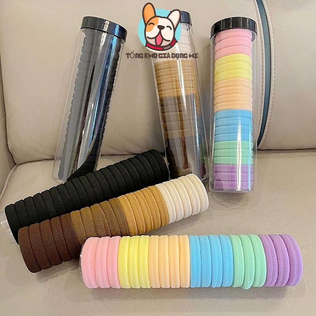 Dây chun buộc tóc 20 dây buộc tóc 1 hộp