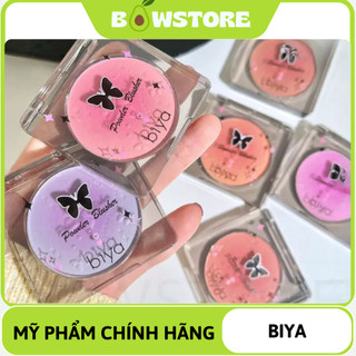 BIYA Phấn Má Hồng Biya HOT Nội Địa Trung Nhiều Màu Nhẹ Nhàng Tự Nhiên Cool Tone Sáng Da Tạo Hiệu Ứng Bling HOT DOUYIN