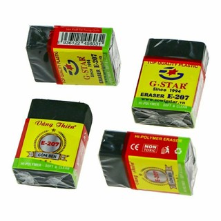 Gôm tẩy bút chì màu đen g-star e-207