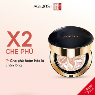 Phấn Tươi X2 Che Khuyết Điểm AGE 20’S Signature Essence Cover Pact Intense Cover 14gx2