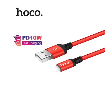 Cáp sạc Hoco X14 / X89 USB to IP dùng cho ip6/7/8/X hỗ trợ sạc 5V-2.0A , dây dù siêu bền  dài 1M