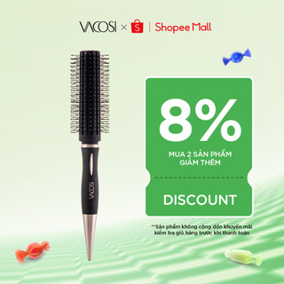 Lược tròn tạo kiểu & phồng tóc vacosi hair brush - c11