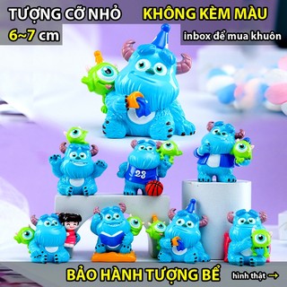 Tượng tô màu, QUÁI VẬT XANH, size M, thạch cao trắng (Không kèm màu), luyện vẽ, decor