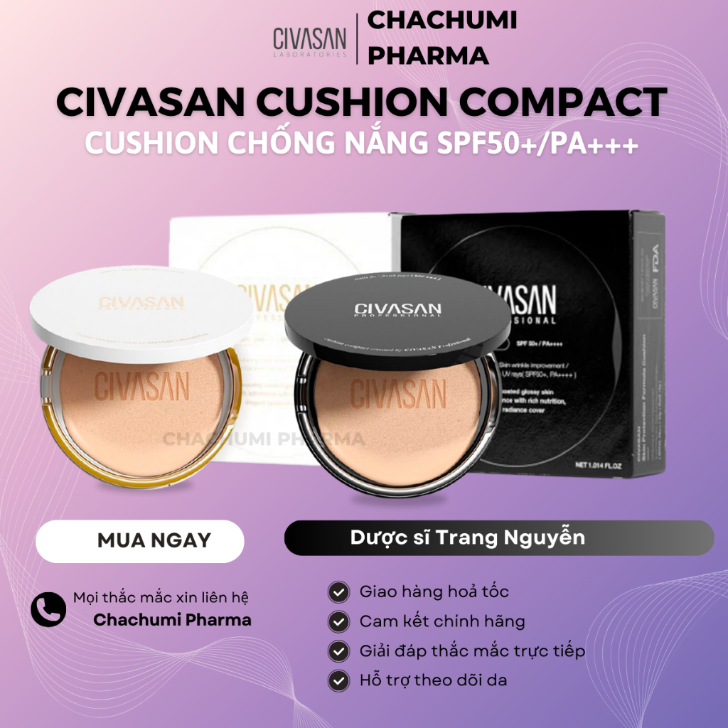 ASCE plus EXO-CC Cushion Platinum Phấn Nước CC Cushion Che Phủ Dưỡng Da Chống Nắng Exosome
