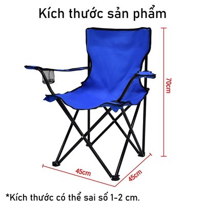 (CC4545)BG-Ghế Xếp, Ghế Câu Cá có tay vịn gấp gọn mini bỏ túi dễ dàng mang đi du lịch