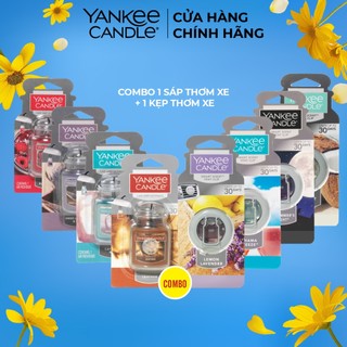 Combo Sáp thơm xe + Kẹp thơm xe từ Yankee Candle