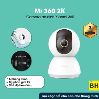Camera Giám Sát Wifi Xiaomi Smart 2K Xoay 360 độ Đàm Thoại 2 Chiều, Hỗ Trợ Tiếng Việt Qua App