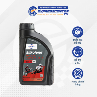 Dầu nhớt xe moto fuchs silkolene pro 4 xp 5w40 1l