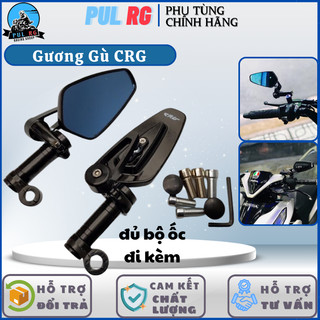 Gương xe máy mini thời trang CRG, kính gắn chân gương chiếu hậu cho Wave AB SH, SH Mode Airblade...
