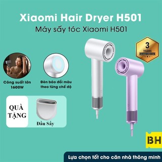  Máy Sấy Tóc Ion Âm Tốc Độ Cao Xiaomi Mijia H501 Điều Khiển Nhiệt Độ Thông Minh - 8 Chế Độ Sấy 