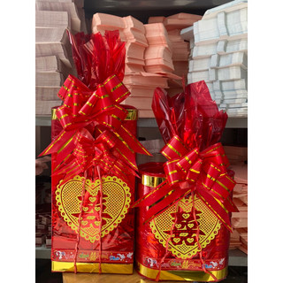 Cặp trà, ruou dùng trong mâm quả cưới, hỏi