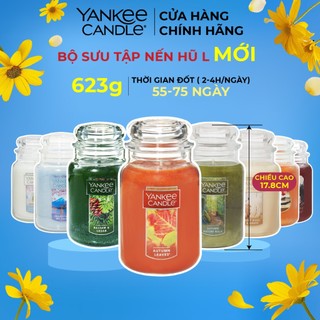Nến thơm hũ Yankee Candle size L - BST mùi hương mới (623g)