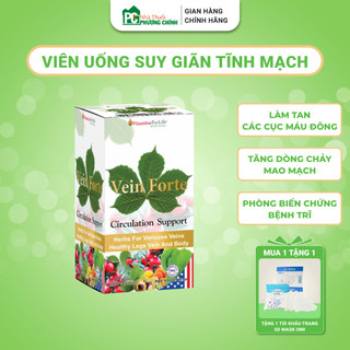 Viên uống giãn tĩnh mạch vein forte vitamins for life - cải thiện suy giãn tĩnh mạch & bệnh trĩ