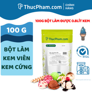 100G Bột Làm Kem Viên Thủ Công ThucPham.com - 10 Vị - Không Cần Dùng Máy, Tự Làm Tại Nhà Dễ Dàng