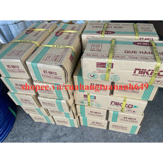 Que hàn sẳt que hàn điện kim tín 2.6 3.2 hộp 2k5 5kg hàng chính hãng