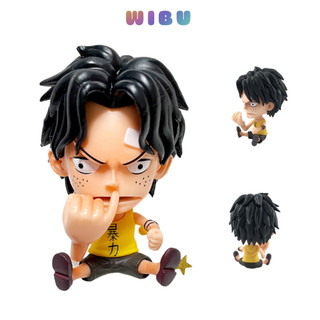Mô hình One Piece chibi Ace cực dễ thương cao 9cm , figure one piece