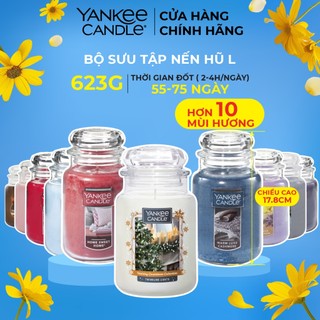 Nến thơm hũ Yankee Candle size L - nhiều mùi tùy chọn (623g)