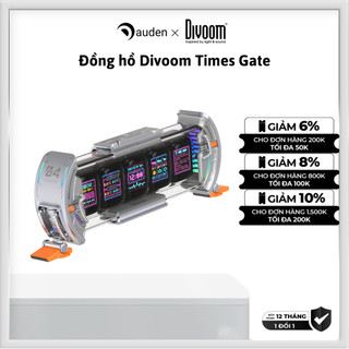 Đồng hồ Divoom Time Gate màn hình tùy biến 5 màn hình, đồng hồ Times Gate decor - Hàng chính hãng