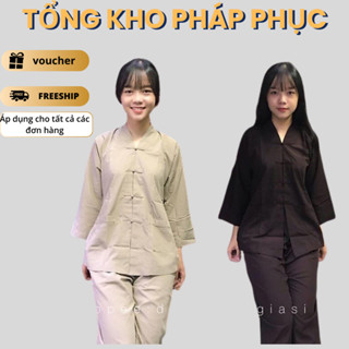Đồ Lam Đi Chùa La Hán Nam Nữ Vải Mịn Đẹp, Mặc Cực Thoải Mái, Bộ quần áo nam nữ đi chùa