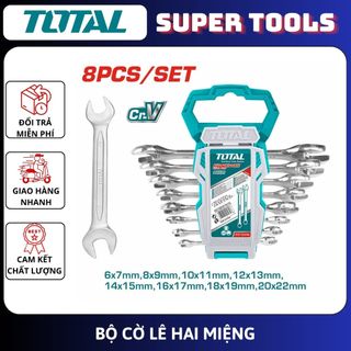 Đồ nghề total bộ cờ lê hai miệng tht102386