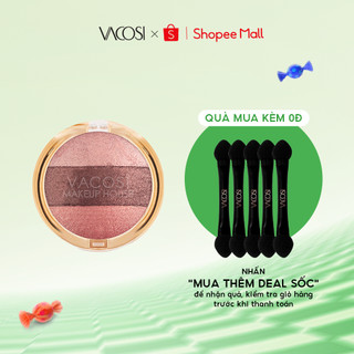 Phấn Mắt VACOSI 3 Ô Phối Màu (Hộp Tròn) - VACOSI TRIO EYESHADOW