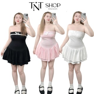 Đầm ống bigsize cup ngực thun gân