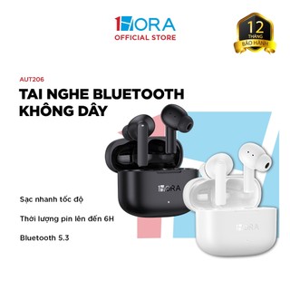 Tai nghe Bluetooth Không Dây 1HORA - Màu trắng/đen - AUT206