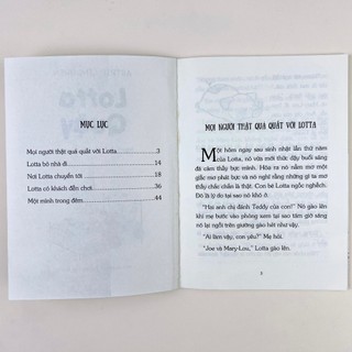 Bộ sách - Lotta (cùng tác giả với bộ truyện lũ trẻ làng ồn ào) - Bìa mềm