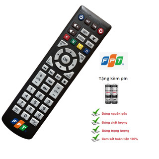 điều khiển đầu truyền hình đầu thu FPT,Remote điều khiển đầu thu smart box FPT - Hàng tốt