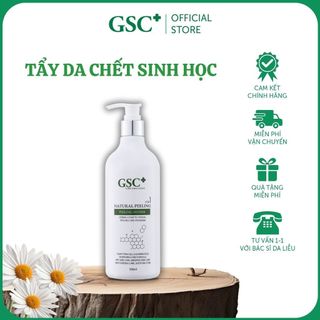 Tẩy da chết mặt, tdc sinh học làm mềm, mịn, căng bóng da GSC Natural Peeling 500ml chính hãng