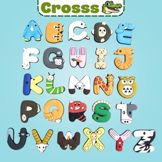 Sticker Chữ Hình Động Vật Phụ Kiện Gắn Dép, Sticker 2D Động Vật Phụ Kiện Dép Crocs Đa Dạng Đầy Đủ