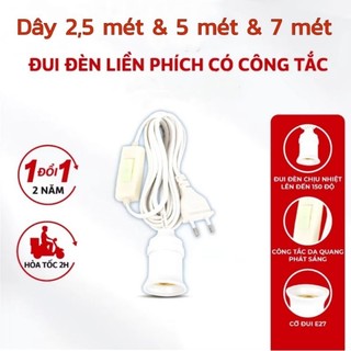 (GIÁ HỦY DIỆT) ĐUÔI ĐÈN CÔNG TẮC KÈM DÂY