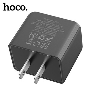 Củ sạc nhanh PD20W/QC3.0 Hoco CS14 chân dẹt 1 cổng USB/Type-C