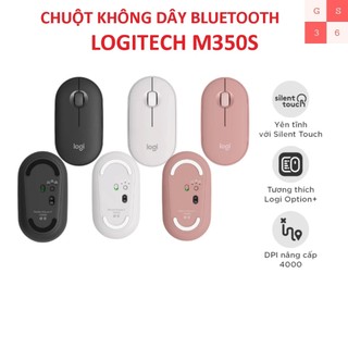 Chuột không dây Bluetooth Logitech Pebble M350 / M350s - Hàng chính hãng