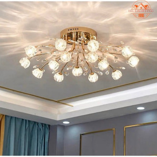 Đèn chùm, đèn ốp trần 15 bóng trang trí phòng bếp đèn phòng khách phòng ngủ_huyền khang lighting