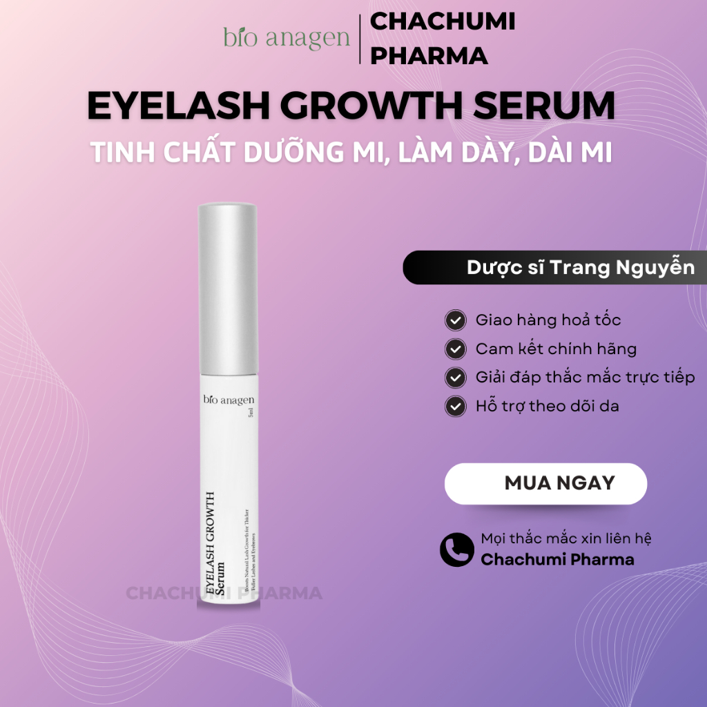 ASCE plus Eyelash & Eyebrow Serum Platinum Tinh Chất Dưỡng Mi & Mày Với Exosome 8.5g
