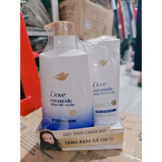 [ KÈM DẦU XẢ TÓC ] Dầu Gội DOVE Ceramide Phục Hồi Tóc Hư Tổn 650g ( hàng công ty )