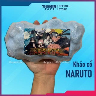 Đồ chơi khảo cổ hóa thạch Naruto Khai quật kho báu Ninja, đồ chơi nhập vai đào đá quý bằng thạch cao