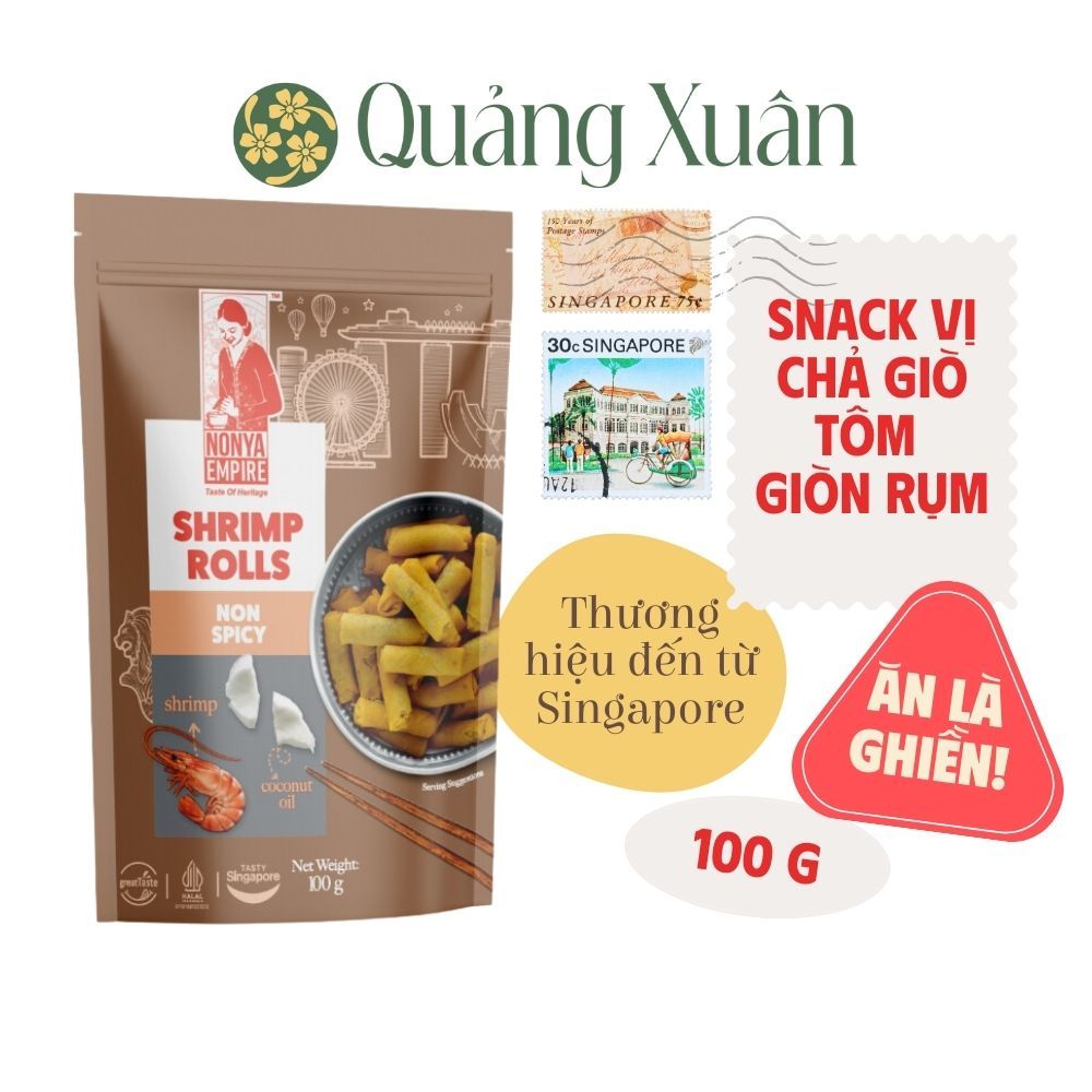 [HSD: 12/04/2026] Chả giò ăn liền Nonya Empire 100g