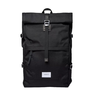 [AUTH] Ba lô laptop du lịch Sandqvist Bernt thiết kế nắp cuộn chống nước kết hợp da bò & kim loại cao cấp mang hàng ngày