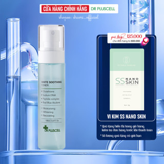 Nước hoa hồng Dr pluscell _ White soothing toner 100ml ( Cam Kết hàng chính hãng )